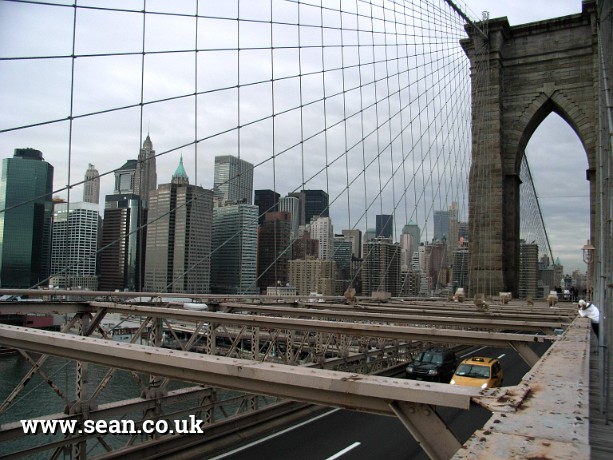 Photo of the Brooklyn Bridge, New York in New York, USA