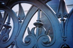 the detail of the Statue of Liberty's torch