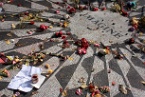 the Strawberry Fields memorial, New York