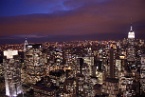 the New York Skyline at night