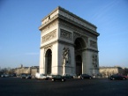 the Arc de Triomphe, Paris