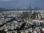 the Eiffel Tower, seen from the Montparnasse Tower
