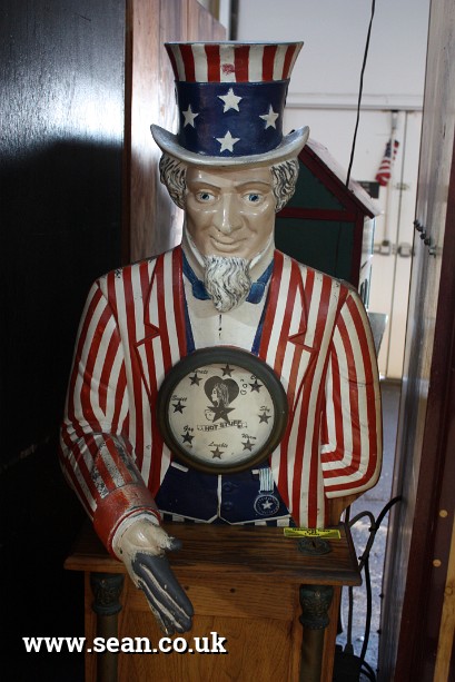 Photo of Uncle Sam amusement machine in San Francisco in San Francisco, USA