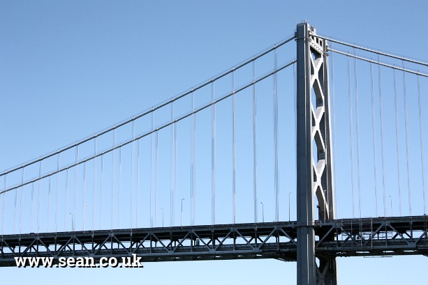 Photo of the San Francisco-Oakland Bay Bridge in San Francisco, USA