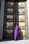 the Grace Cathedral doors