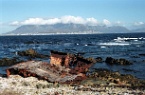 a shipwreck on Robben Island