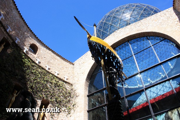 Photo of the dome in the Dali Theatre Museum, Figueres in Spain