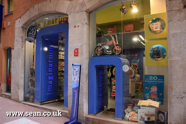 Photo of a toy shop, Girona, Spain in Spain