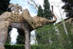 a Dali elephant, Dali Gala Castle, Pubol