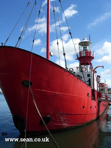 Photo of The red Lightship in Wales
