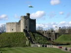 the Norman keep at Cardiff Castle