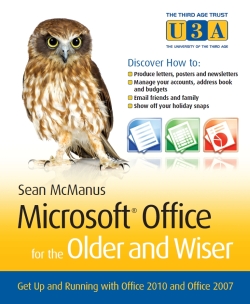 Book cover: Microsoft Office for the Older and Wiser